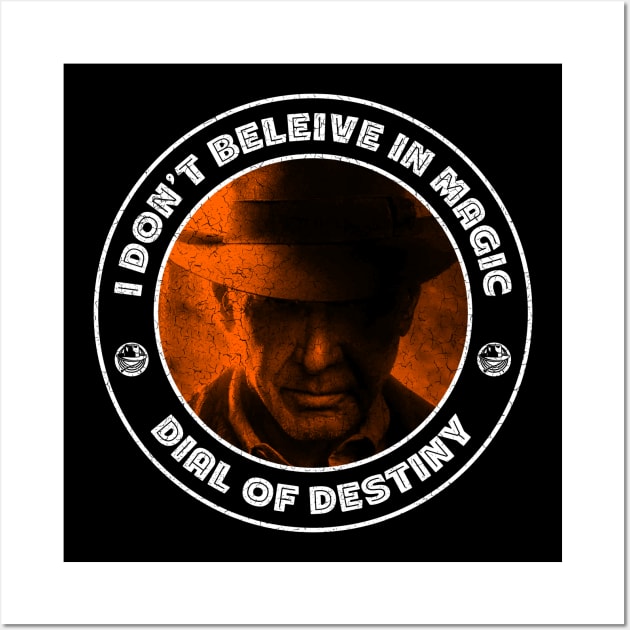 Indiana Jones and the Dial of Destiny Wall Art by Barn Shirt USA